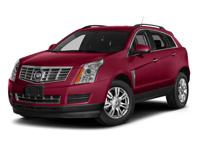 2013 Cadillac SRX Luxury Collection in Crystal Red Tintcoat — front three-quarter view