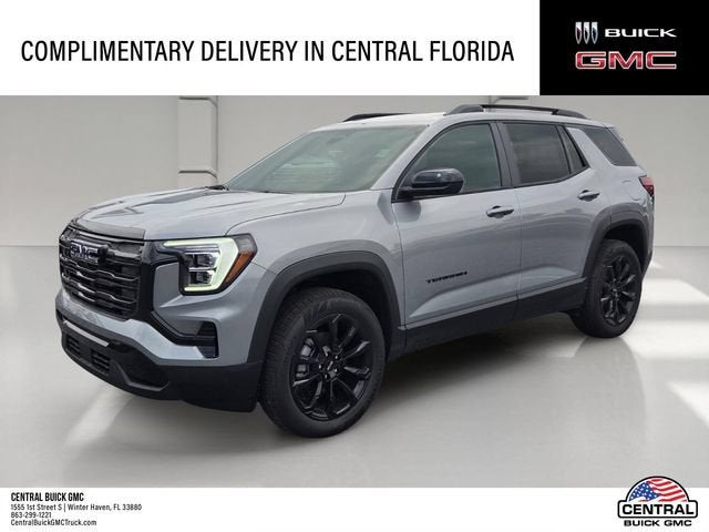 2027 GMC Terrain FWD Elevation in Sterling Metallic — front three-quarter view