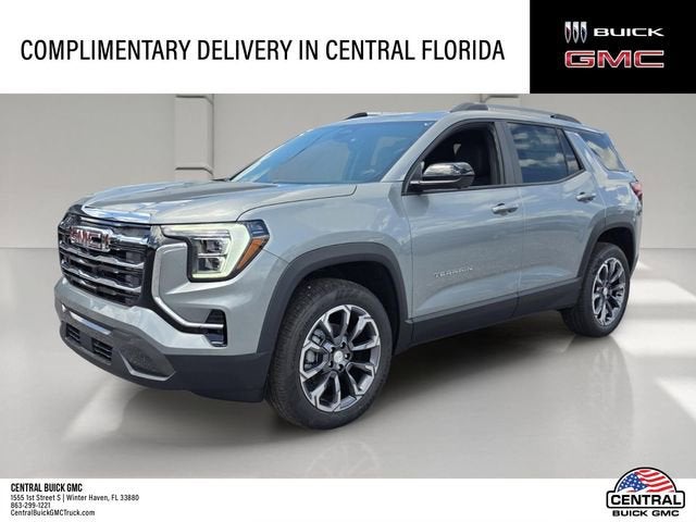 2026 GMC Terrain Elevation in Sterling Metallic — front three-quarter view