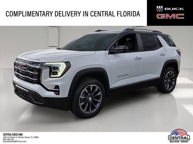 2026 GMC Terrain Elevation in Summit White — front three-quarter view
