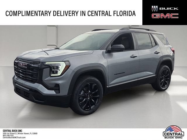 2026 GMC Terrain Elevation in Sterling Metallic — front three-quarter view