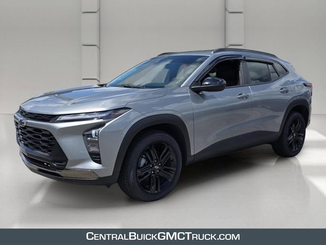 2025 Chevrolet Trax ACTIV in Sterling Gray Metallic — front three-quarter view