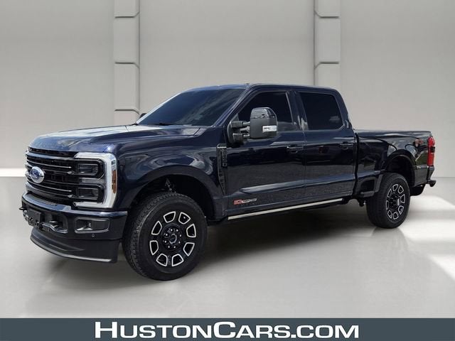 2025 Ford Super Duty F-350 SRW XL in Antimatter Blue Metallic — front three-quarter view
