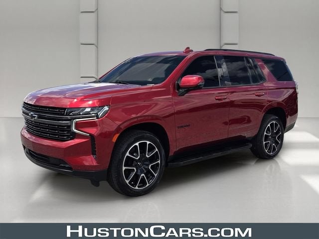 2022 Chevrolet Tahoe RST in Cherry Red Tintcoat — front three-quarter view