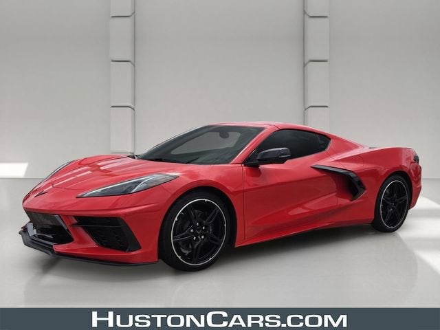 2023 Chevrolet Corvette Stingray 1LT in Torch Red — front three-quarter view
