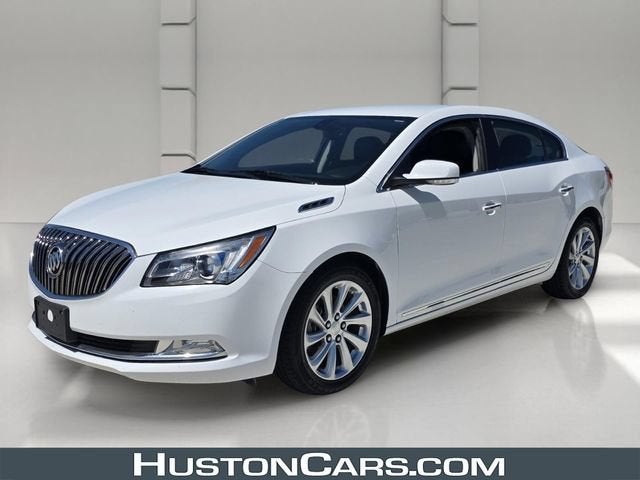 2016 Buick LaCrosse Leather in Summit White — front three-quarter view