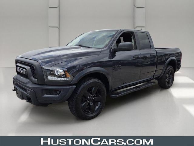 2020 RAM 1500 Classic Warlock 4x4 Quad Cab 6'4" Box in Maximum Steel Metallic Clearcoat — front three-quarter view