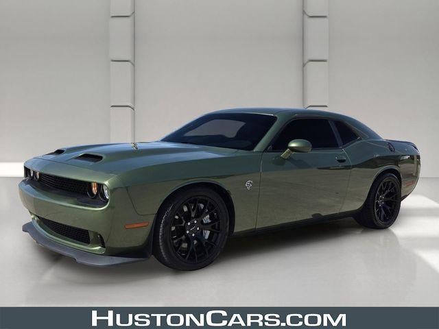 2019 Dodge Challenger SRT Hellcat RWD in F8 Green — front three-quarter view